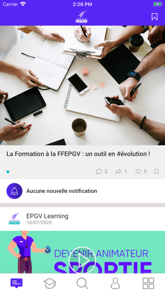 #1. EPGV Learning (iOS) 由: Fédération Française d'Education Physique et de Gymnastique Volontaire