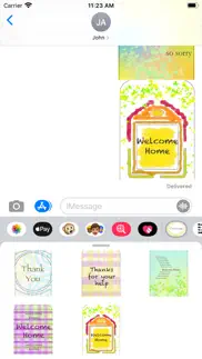 greetings stickers! iphone screenshot 4