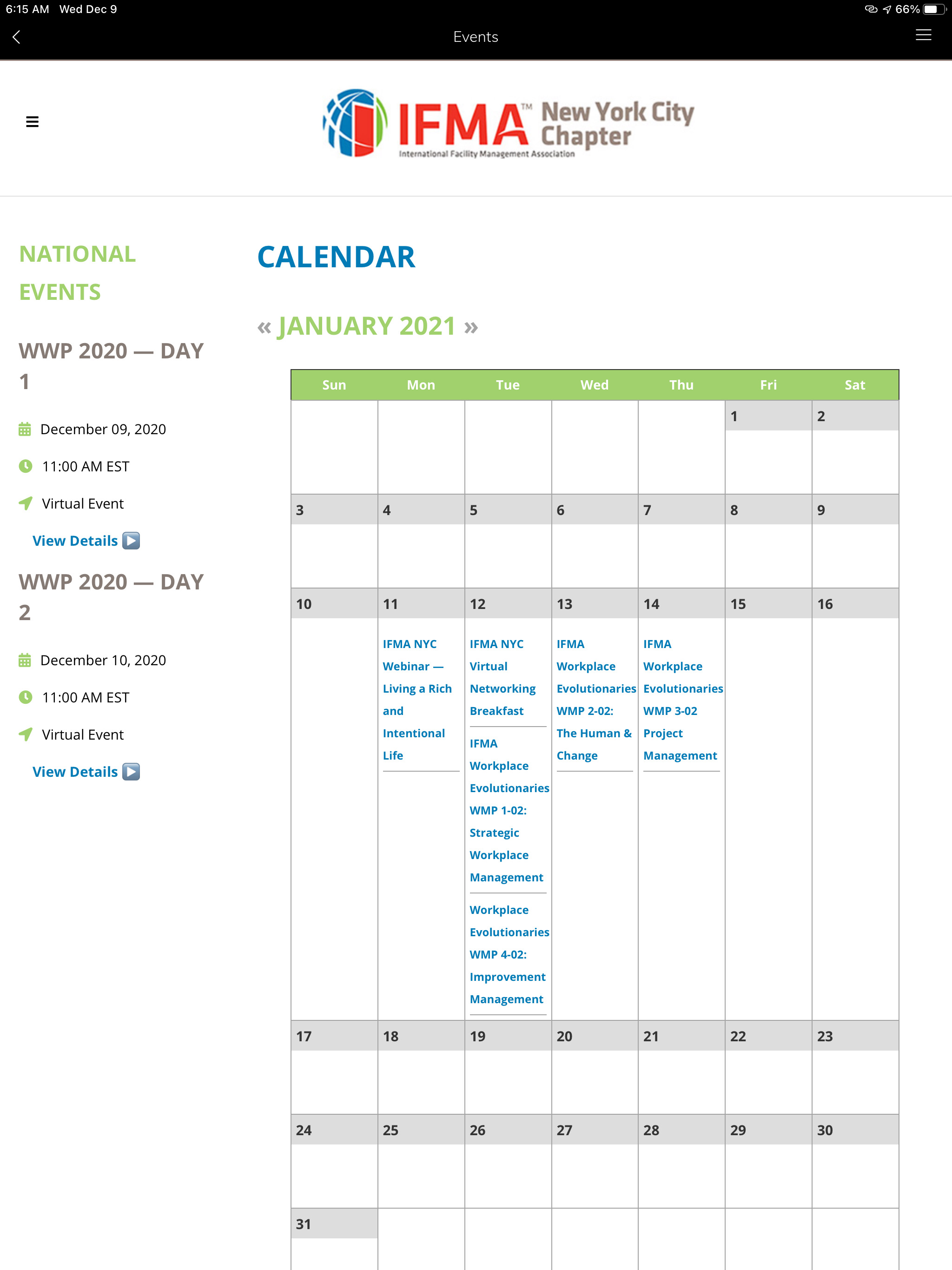 IFMA NYC App screenshot 6