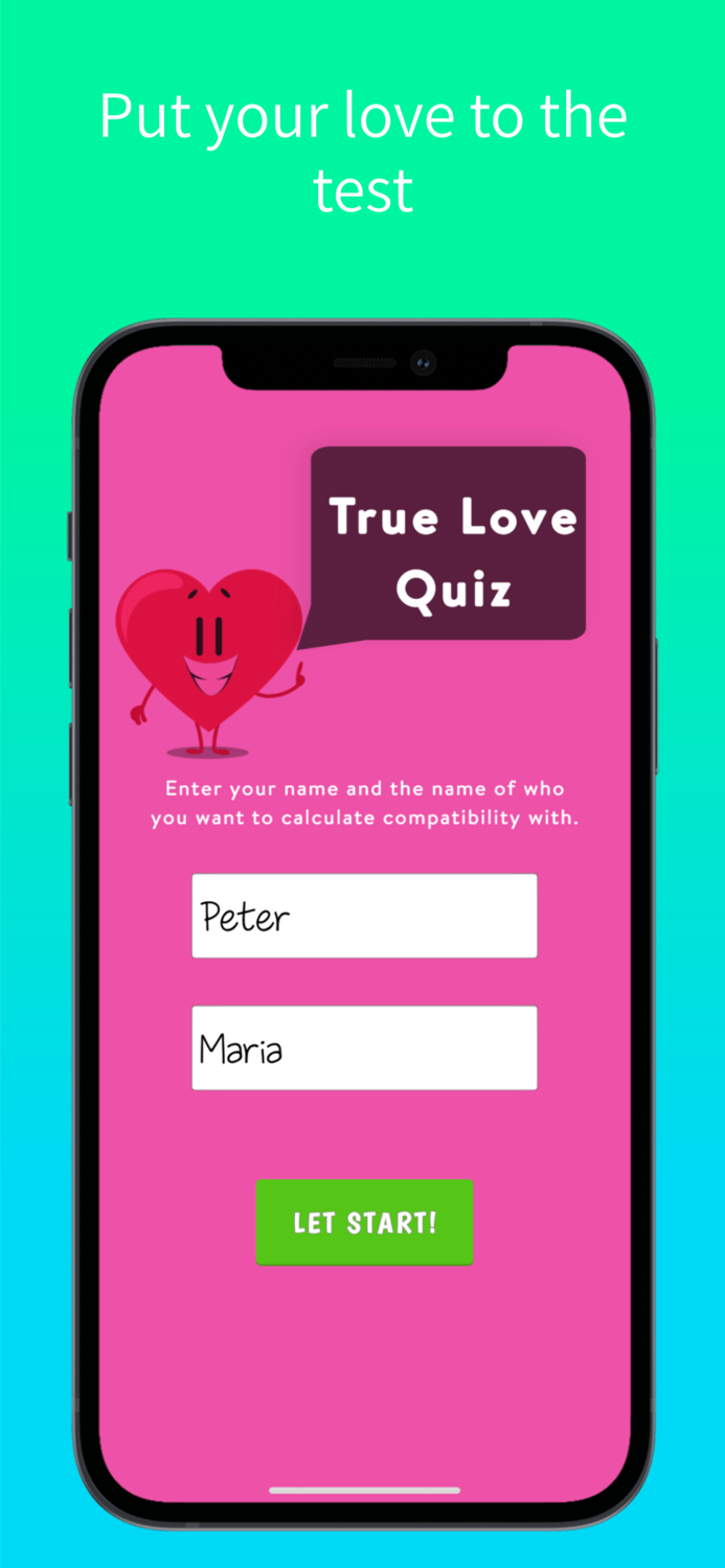 Love tester-True Love Quiz