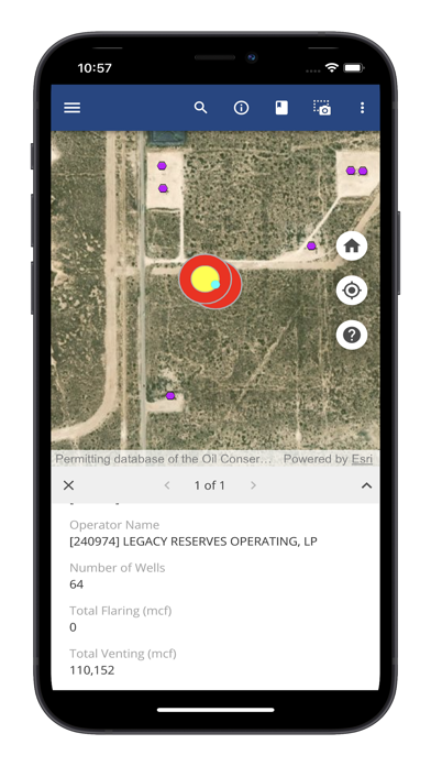 New Mexico Methane Map Screenshot