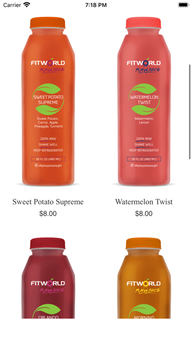 FitWorld RawJuice Screenshot