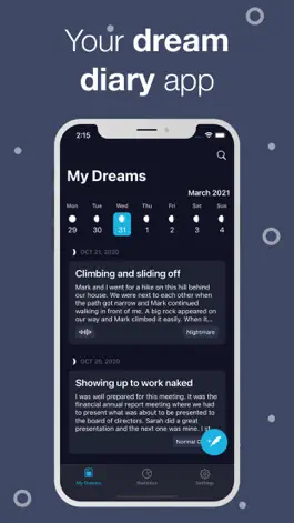 Game screenshot Dreamy - Personal Dream Diary mod apk