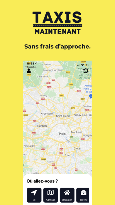 Taxis Maintenant Screenshot