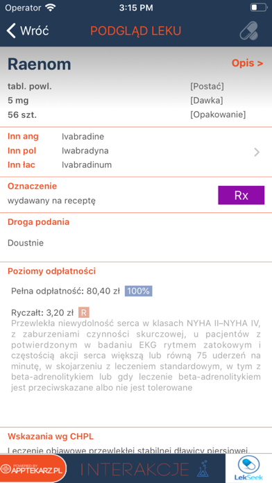 Aptekarz Baza Leków Screenshot