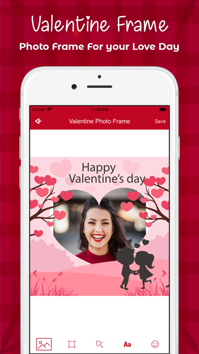 Valentine Love Photo Frame Screenshot