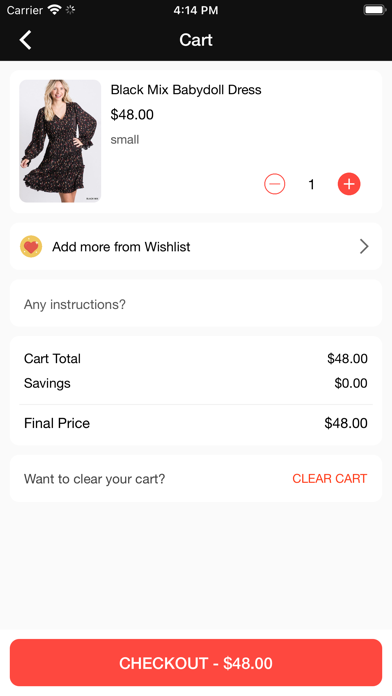 The Clothes Line Boutique Screenshot