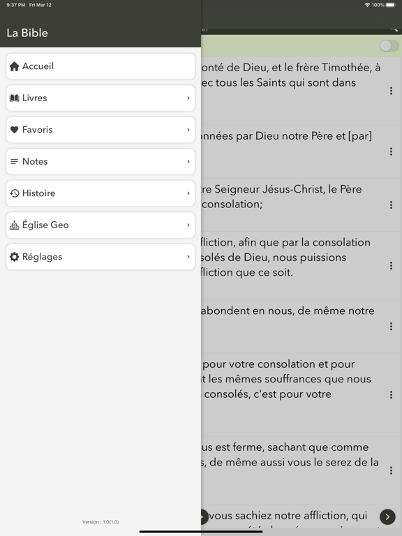 La Bible Martin en français screenshot 4