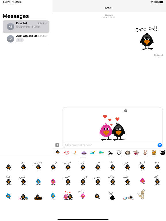 Screenshot #4 pour CROW Sticker Pack