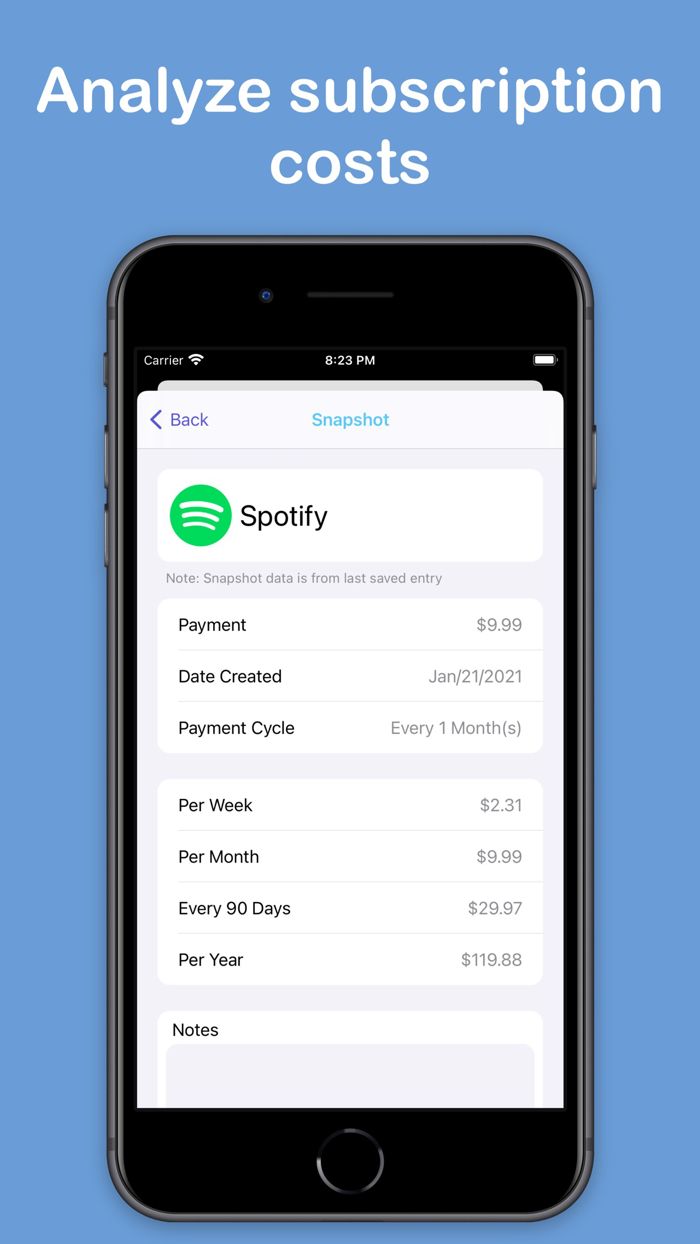 Subscription Tracker