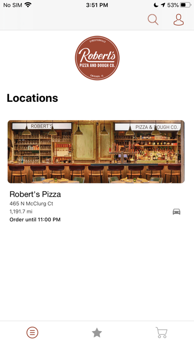 Robert’s Pizza & Dough Company Screenshot