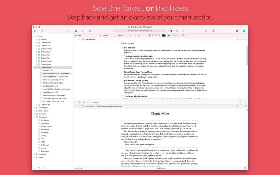 #4. Scrivener 3 (macOS) 由: Literature & Latte