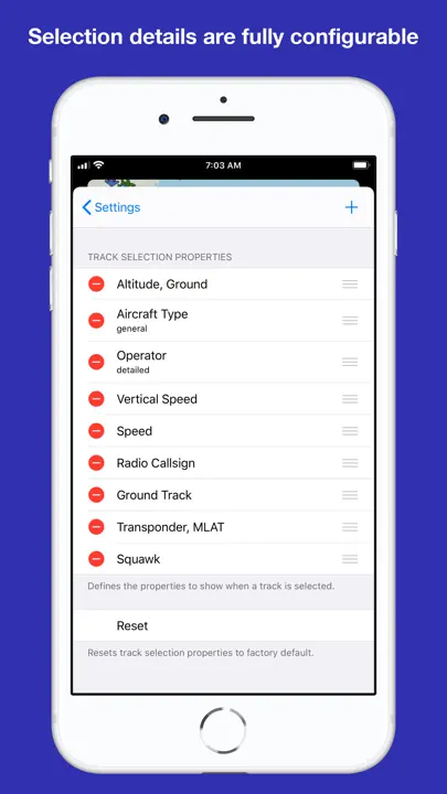 OpenADSB iPhone Screenshot 2