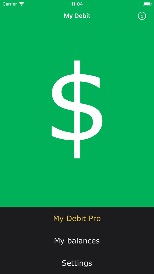 #1. My Debit (iOS) Bởi: Marck Apps