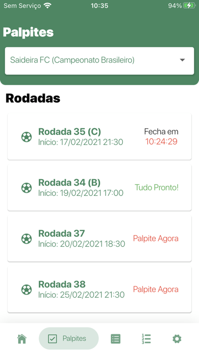 Bolão Play Screenshot