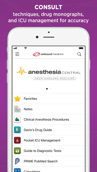 Anesthesia Central Screenshot