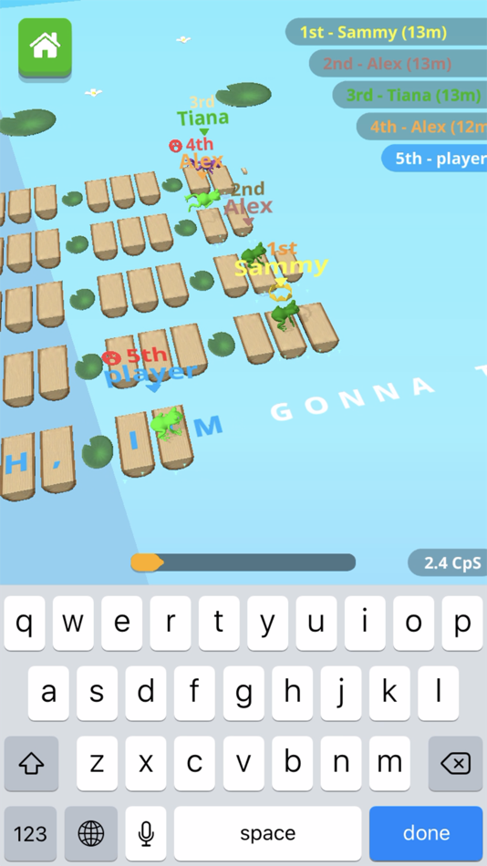 #2. Type Run - Frog Choir (iOS) 由: Ngan Do