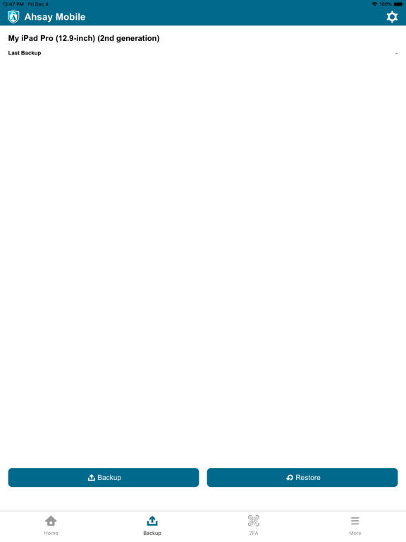 Screenshot #6 pour Ahsay Mobile