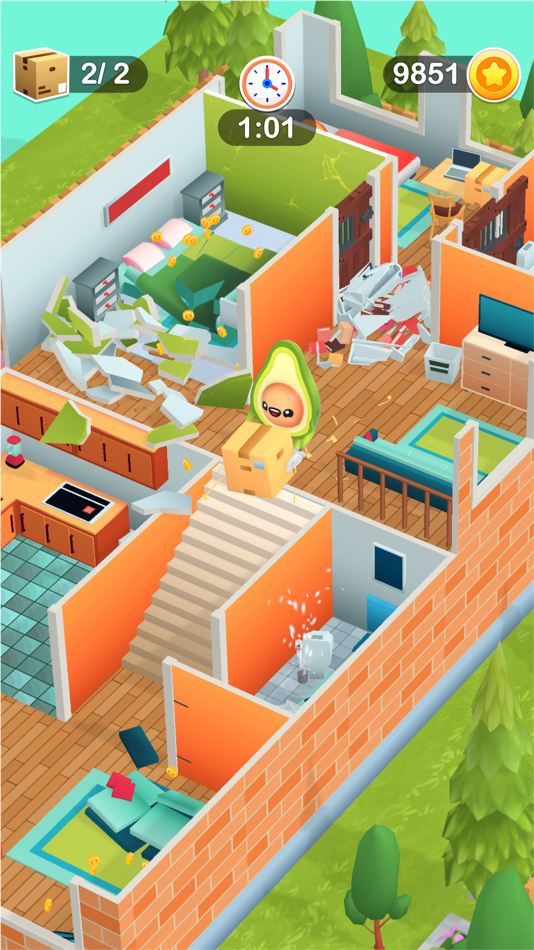 #2. Moving Day 3D (iOS) Podle: 481 Studios