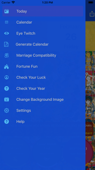 Bhutan Calendar Screenshot