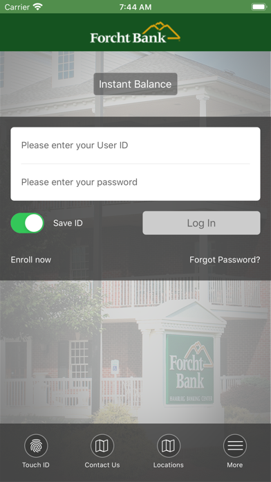 Forcht Bank Mobile Banking Screenshot