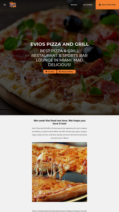 Screenshot #1 pour Evios Pizza & Grill