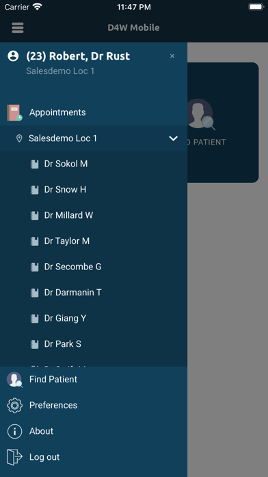 D4W Mobile Screenshot