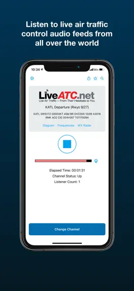 Game screenshot LiveATC Air Radio mod apk