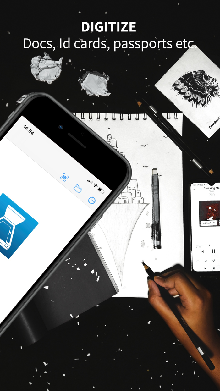 uScan PDF Document Scanner App