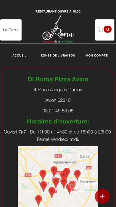 Di Roma Pizza Avion Screenshot