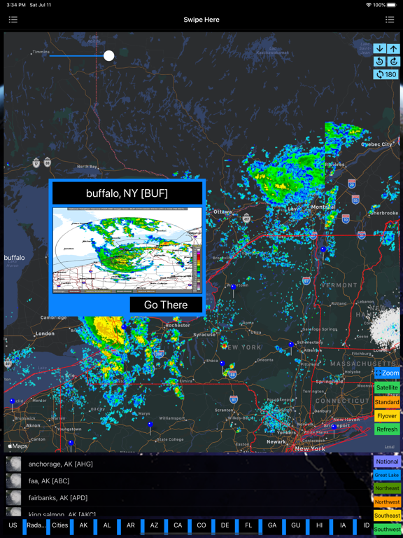 Screenshot #5 pour US NOAA Radars 3D Lite