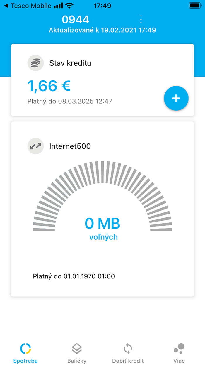 Môj Tesco Mobile Slovakia
