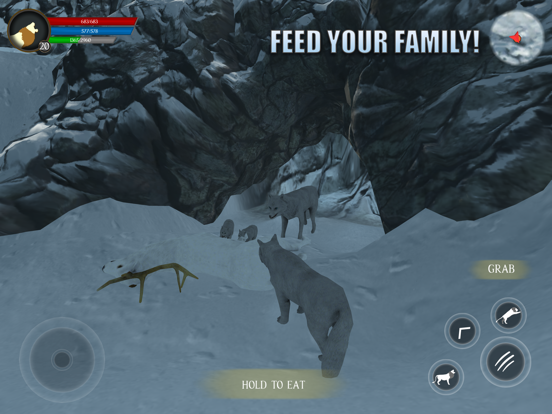 Screenshot #5 pour Arctic Wolf Survival Simulator