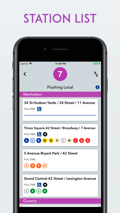 Screenshot #3 pour New York Métro Plan Officiel