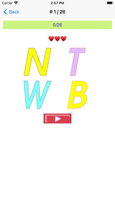 English ABC and writing Screenshot