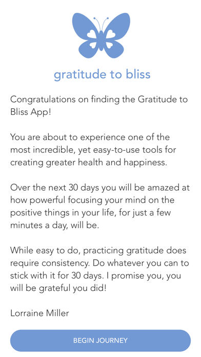 Screenshot #1 pour Gratitude To Bliss