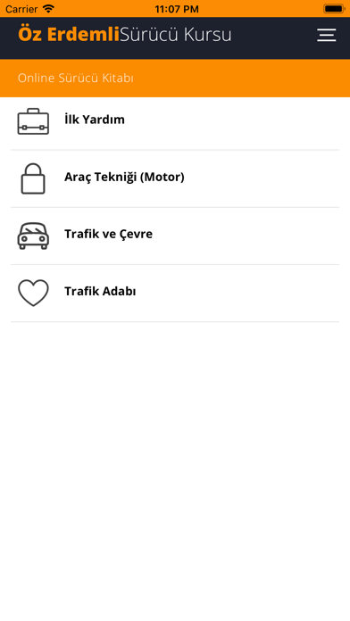 Erdemli Sürücü Kursu Screenshot