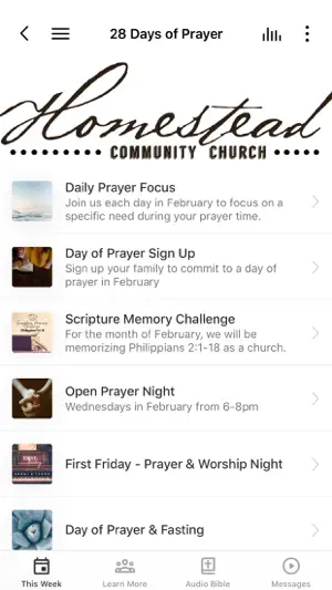 Homestead Church MN screenshot 2