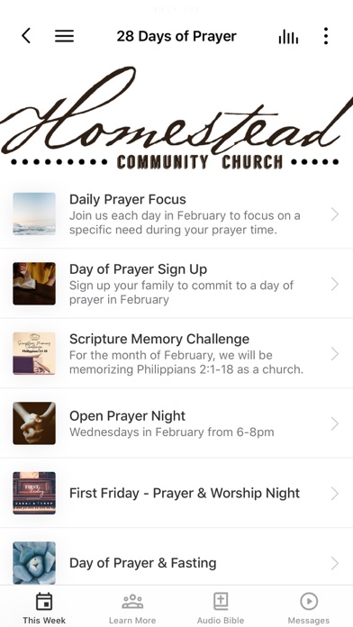 Homestead Church MN Screenshot 2 - AppWisp.com