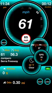 speedometer ⋙ iphone screenshot 1
