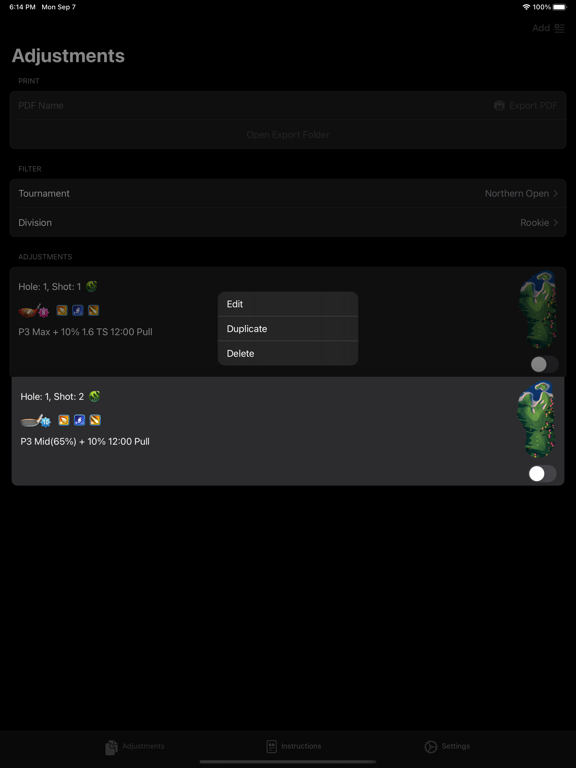 Screenshot #5 pour Clash Caddie Notes