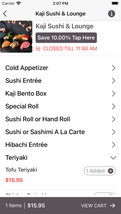 Kaji Sushi & Lounge Screenshot