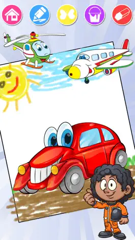 Game screenshot Cars Coloring Pages & Race mod apk