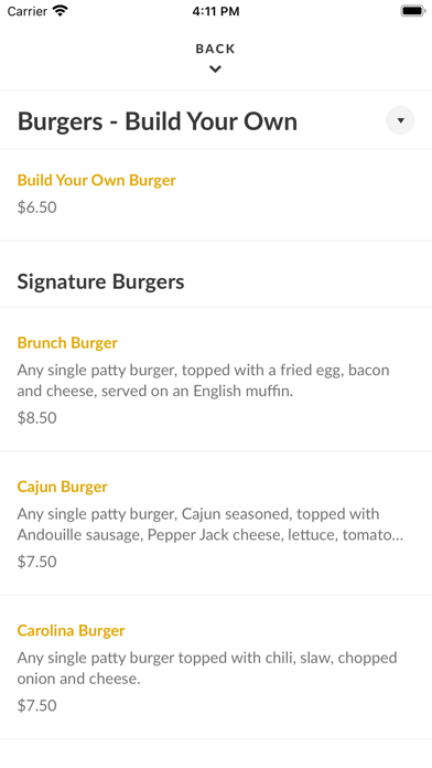 Buns Chapel Hill Screenshot