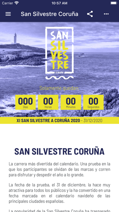 San Silvestre Coruña Screenshot