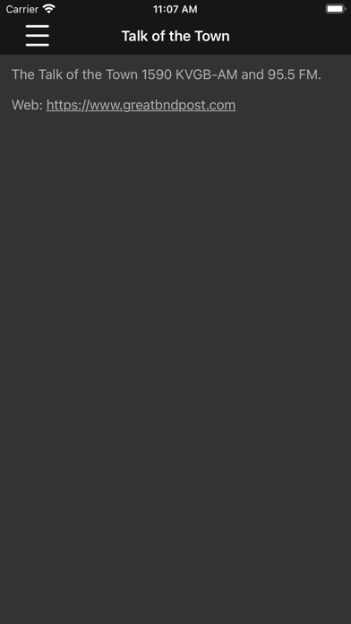 1590 KVGB and 95.5 FM Screenshot