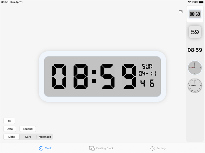 sClock - Floating Widgets