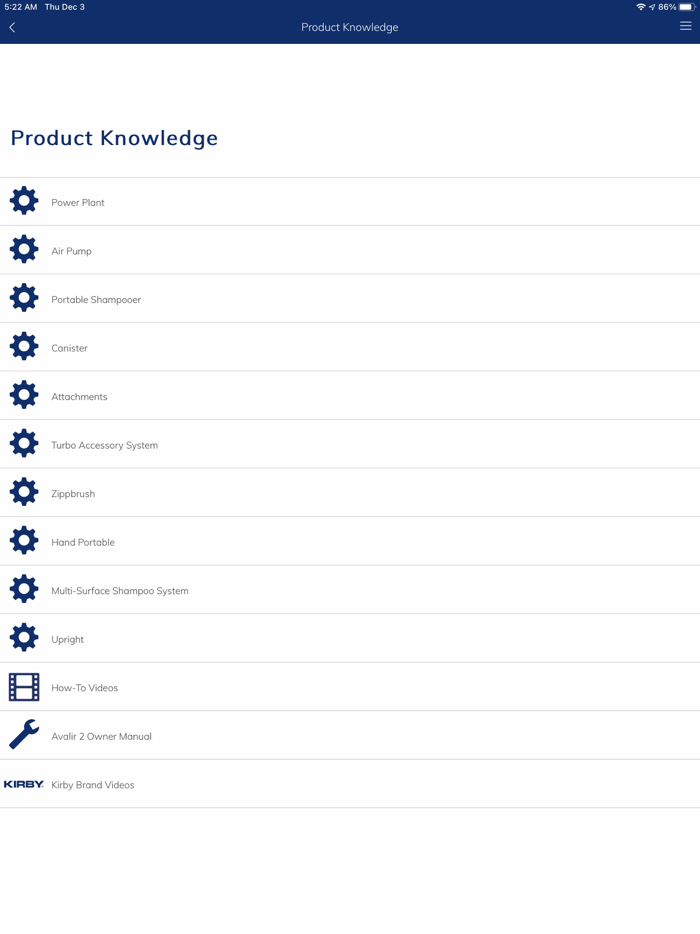 Independent Kirby Dealer App