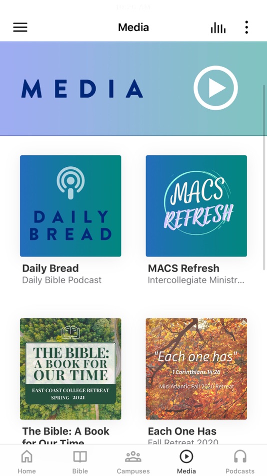 #2. Get Refreshed! (iOS) 由: Christians on Campus
