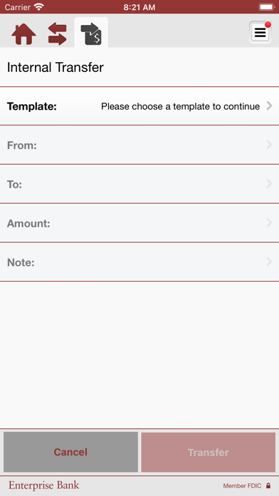 Enterprise Bank Omaha Business Screenshot